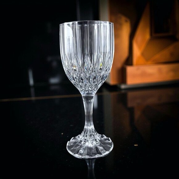 Cristal D'Arques Durand BRETAGNE Glasses 7 3/8" Goblets Stemware - Picture 2 of 6